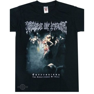 เสื้อผ้าผชเสื้อยืด พิมพ์ลายเพลง CRADLE OF FILTH - TORMENTS AWAITSS-5XL