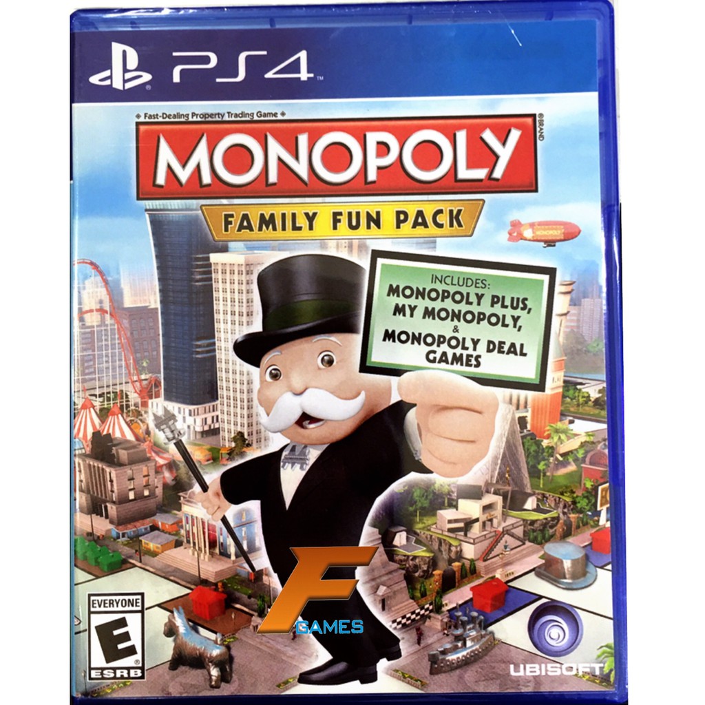 PS4 MONOPOLY FAMILY FUN PACK (AllZone)(English) แผ่นเกม ของแท้ มือ1 มือหนึ่ง ของใหม่ ในซีล แผ่นเกมส์