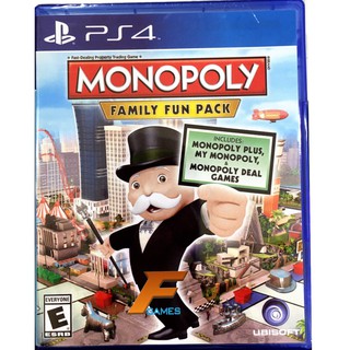 PS4 MONOPOLY FAMILY FUN PACK (AllZone)(English) แผ่นเกม ของแท้ มือ1 มือหนึ่ง ของใหม่ ในซีล แผ่นเกมส์