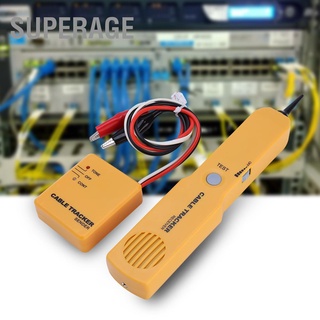 Superage Portable Rj11 เครื่องมือตรวจจับสายเคเบิลเครือข่ายโทนเนอร์