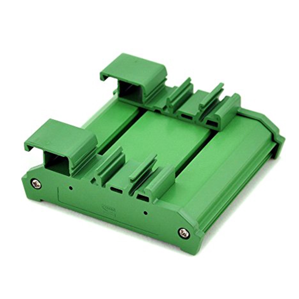 PVC Practical Durable PCB Green Housing Carrier DIN Rail Mount duetos