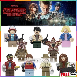 Stranger Things Minifigures Demogorgon Eleven Joyce Byers Lucas Sinclair ของเล่นของขวัญ Mini Figures CY1001 WM863