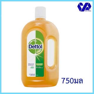 Dettol เดทตอล ไฮยีน ผลิตภัณฑ์ฆ่าเชื้อโรคอเนกประสงค์ 750 มล