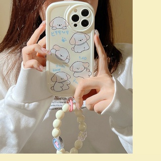 เคสโทรศัพท์มือถือ ซิลิโคน ลายลูกสุนัขน่ารัก สําหรับ Iphone 11 12 13 14 PRO MAX