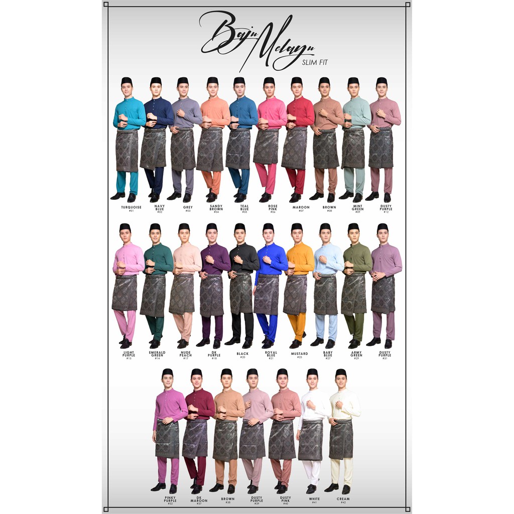BAJU MELAYU (ADULTS) SLIM FIT PAGE 4 CRODA