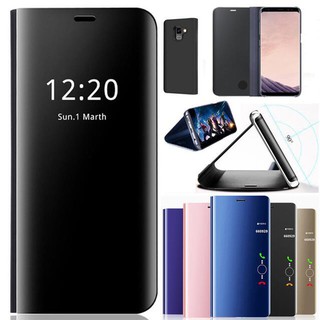 ใหม่ 2020 เคสโทรศัพท์มือถือหนัง ฝาพับ พร้อมกระจก ตั้งได้ สําหรับ Oppo Reno4 Pro 4G Oppo Reno 4