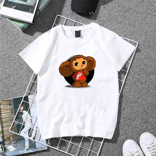 GILDAN Cheburashka เสื้อยืด ผ้าฝ้าย ลายวาฟเฟิล น่ารัก คลาสสิก ของขวัญวันเกิด สําหรับแม่ และเด็กผู้ชาย 1 ชิ้น xs-3xl 1