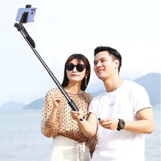 ใหม่ Ulanzi MT-53 ขาตั้งกล้องไม้เซลฟี่ 160 ซม. พร้อมรีโมทบลูทูธ กันสั่น สําหรับไลฟ์สด ถ่ายทอดสด