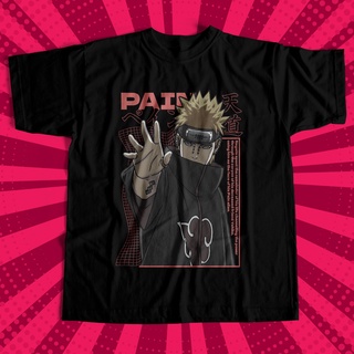 เสื้อยืดผ้าฝ้ายพรีเมี่ยม เสื้อเชิ้ต ลายการ์ตูนนารูโตะ Pain Yahiko