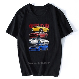 เสื้อยืดลําลอง พิมพ์ลายรถยนต์ JDM Mix Civic CRX Integra แฟชั่นสําหรับผู้ชาย