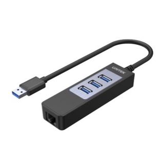 UNITEK USB3.1 3-Port Hub + Gigabit Ethernet Converter Model: Y-3045C