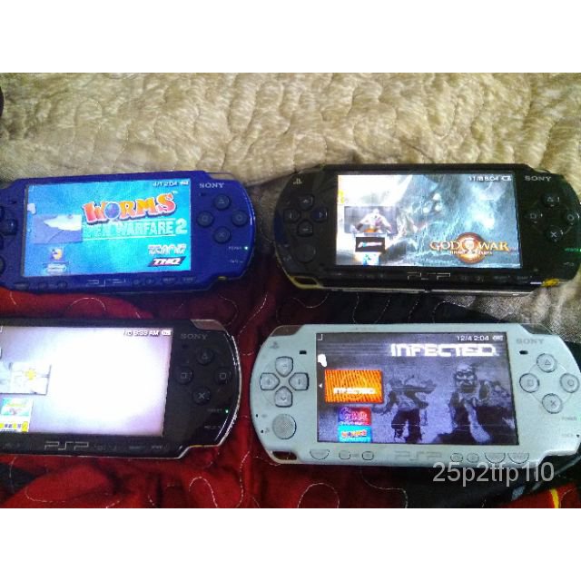 a8dt USED 100 ORIGINAL PSP 1000 2000 3000 JAPAN Fullset with Memory
