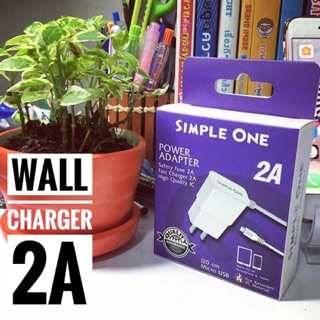 SIMPLE ONE Wall Charger 2A + Cable