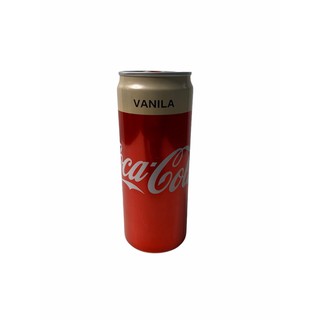 COCA-COLA โค้ก COKE Vanila กระป๋อง สีแดง-ครีม,320ml 1กระป๋อง ราคาพิเศษ พร้อมส่ง!!