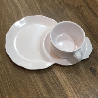 ชุดเบรค ทรงก้นหอย ชุดกาแฟ ชุดน้ำชา ชุดเบรคเมลามีน