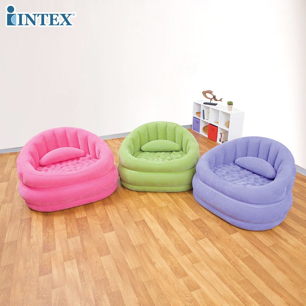 sale INTEX เก้าอี้ เก้าอี้เป่าลม คาเฟ่แชร์ Café Chair คละสี รุ่น 68563
