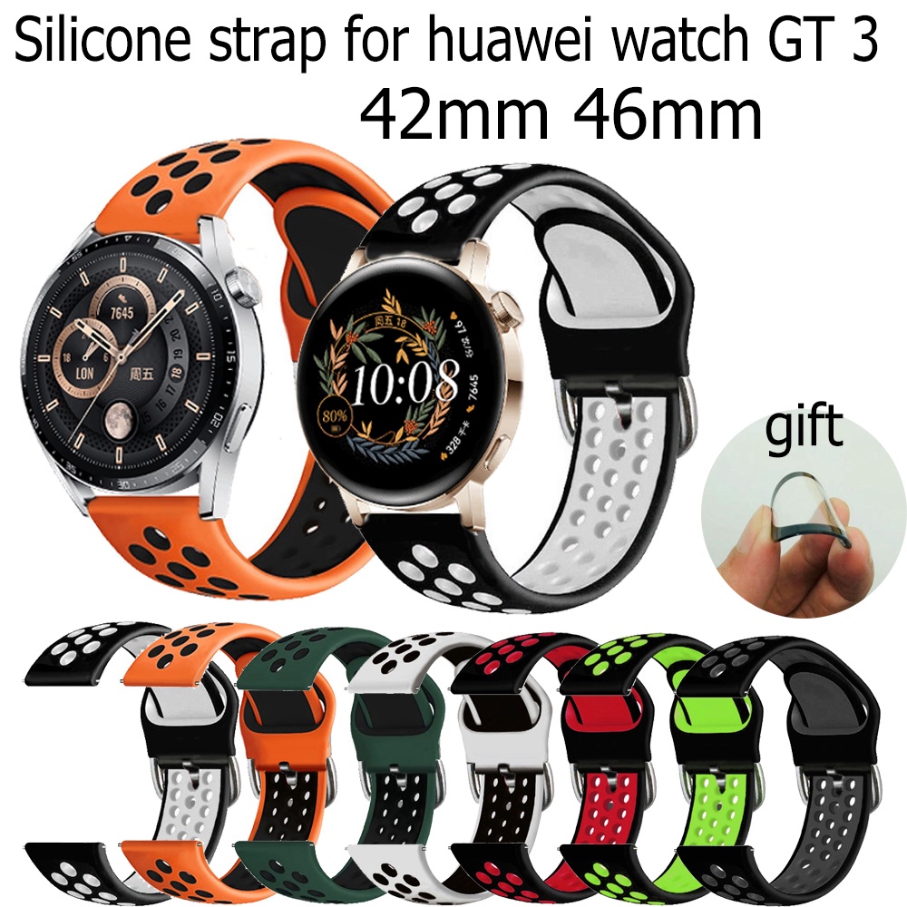 Huawei watch GT 3 42mm สายนาฬิกา Huawei watch GT 3 นาฬิกา สมาร์ทวอทช์ สายซิลิโคน สาย Huawei watch GT 3 46mm สมาร์ทวอทช์