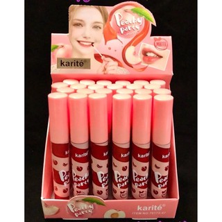 ราคาSale!!!Peachy party karite No.70172-47ลิปกลอสเนื้อแมท