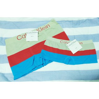 กางเกงในเซ็ทคู่ชาย-หญิง ลาย CK Calvin klein color block