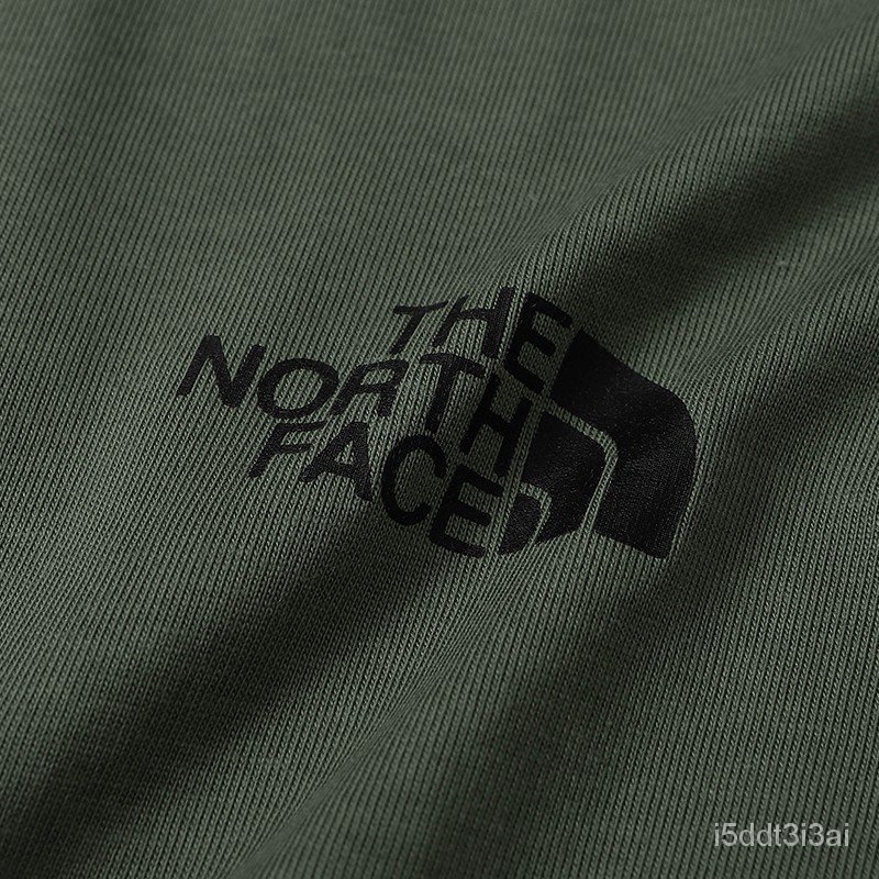 [hot]TNF Cotton T shirt Black Beige White Army green Pink Short Sleeve tshirt Arrival THE Men Women  The North Face O #4
