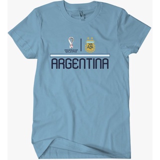 เสื้อยืด Argentina FIFA World Cup Qatar T-Shirt 2022