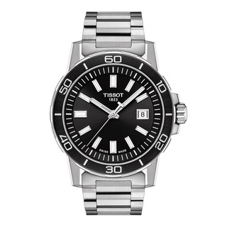 Tissot Supersport Gent ทิสโซต์ ซุปเปอร์สปอร์ต เจนท์ สีดำ เงิน T1256101105100 นาฬิกาผู้ชาย