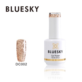 สีเจล Bluesky gel polish DC2 สีกลิตเตอร์ทอง