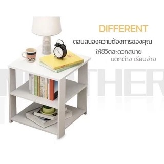 DUDEE ชั้นวางของสไตล์นอร์ดิก ตู้ข้างเตียง ชั้นวางของหัวเตียงแบบมินิมอล