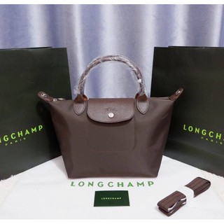 กระเป๋า Longchamp Le Pliage Neo Size S Color :  Choco 203