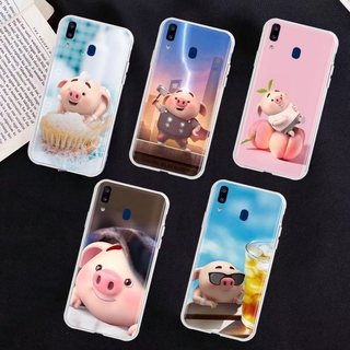 เคสใส ลายการ์ตูนหมูน่ารัก สําหรับ OPPO A12E A9 A72 A12S A15S A12 A5S A5 A7 A52 A3S A15 A92 A33 F11 Pro