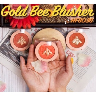 Sivanna  HF6036 Color Goid Bee Blusher บลัชอ่อนผึ้งทอง ของแท้100%