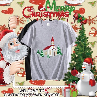 เสื้อผ้าคริสต์มาส เสื้อยืด เสื้อคู่วินเทจ เสื้อ Christmas เสื้อวันคริสต์มาส หมวกคริสต์มาส เสื้อคอฟิต 471