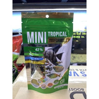 Boost MINI Tropical 60g. อาหารปลาสวยงาม อาหารลูกปลา