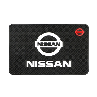 นิสสัน แผ่นกันลื่น​ ที่วาง​ของ​ใน​รถ​ แผ่นวาง​ของ​ / Nissan Car Logo Anti Slip Mat Phone Holder Non-Slip Mat non slip Pad
