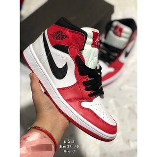 รองเท้าNike Jordan 1 High รองเท้าไนกี้ จอร์แดน1 รองเท้าหุ้มข้อ รองเท้าผ้าใบสตรีทแฟชั่น รองเท้ากีฬา พร้อมกล่อง+อุปกรณ์ครบ