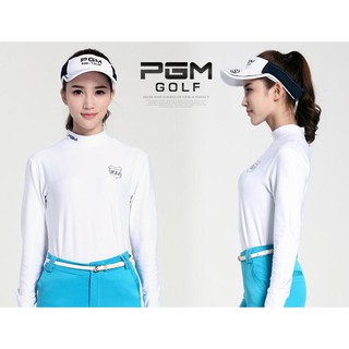 เสื้อกอล์ฟคอเต่าสำหรับสุภาพสตรี PGM (YF033)PGM High Elastic Ice Silk Dress / Cool And Refreshing Ice Silk