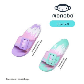 พร้อมส่ง Monobo (ของแท้ 100%) รองเท้าแตะ โมโนโบ ใส่สบาย แตะแบบสวม สายคาด 1 เส้น สีพาสเทล **กรุณาเช็คสินค้าก่อนสั่งซื้อ**