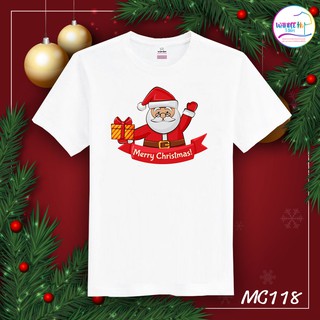 เสื้อยืดคริสต์มาส เสื้อคริสต์มาส Christmas &amp; Happy new year (MC118)