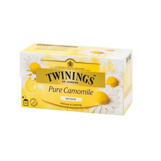 ทไวนิงส์ เครื่องดื่ม เพียว คาโมมาย ชนิดซอง 1 กรัม แพ็ค 25 ซอง Twinings Pure Camomile 1 g. Pack 25 Tea Bags