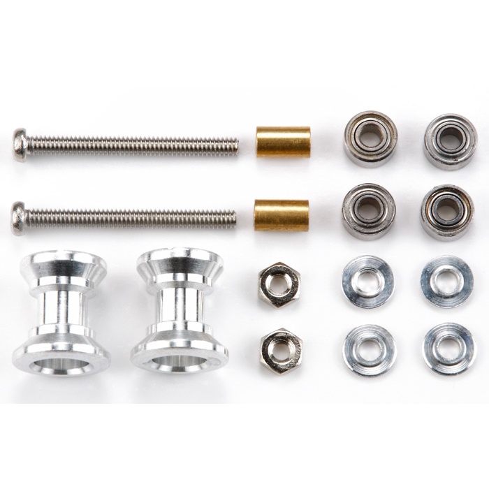 15403 TAMIYA  Mini 4WD Double Aluminum Rollers (9-8mm.)