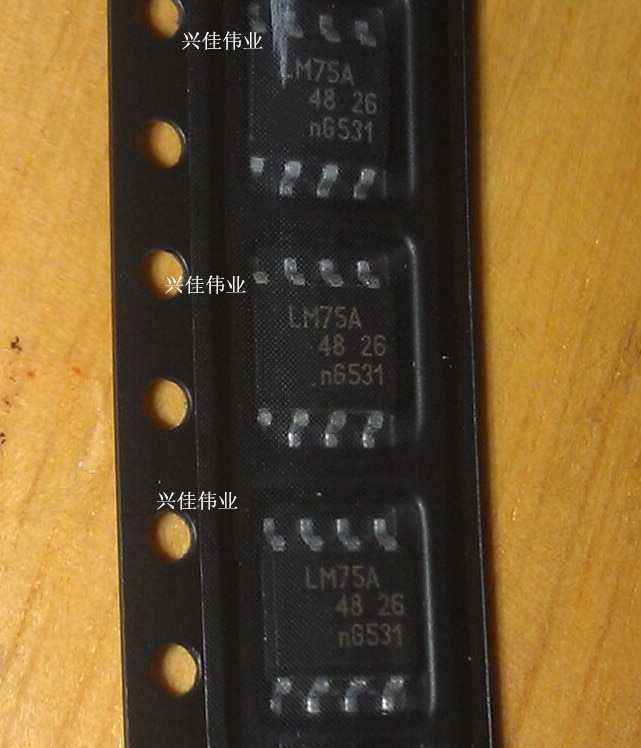 10 ชิ้น/ล็อต LM75AD SOP8 LM75 SOP LM75A SOP8 SMD SOP-8 อุณหภูมิเซนเซอร์ชิปในสต็อก