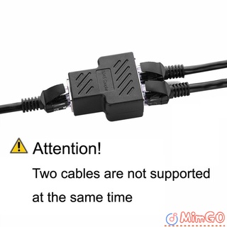 5/Cat 6 Lan อีเธอร์เน็ตซ็อกเก็ตแยก 2 พอร์ตอะแดปเตอร์ Rj45 Cat 1 To Splitter Female