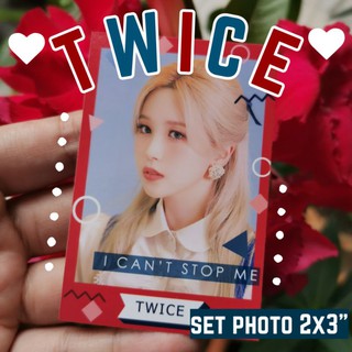 twice เซตรูป 2x3 นิ้ว i cant stop me kpop