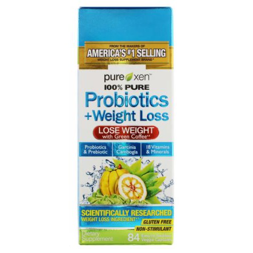 Probiotics + Weight Loss [ 84 เม็ด ] โปรไบโอติก Purely Inspired