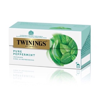 Twinings Pure Peppermint Tea ชาทไวนิงส์ เพียว เปปเปอร์มินท์