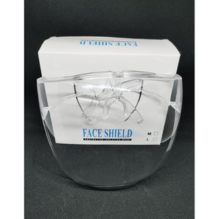 Face Shield เฟสชิลพร้อมกรอบแว่น คลิปฟ้า พร้อมส่ง