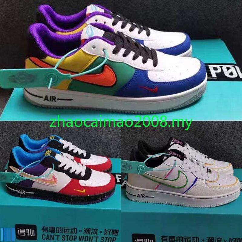 【CF0616】[BLT1] Nike Air Force AF1 Initial D Joint รองเท้าผ้าใบลําลอง ...
