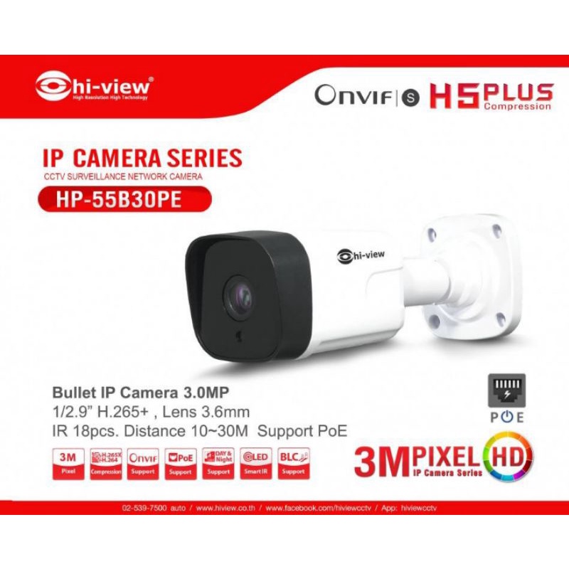 กล้องวงจรปิดhiview/ipcamera