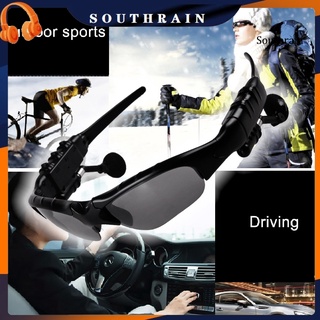 Southrain แว่นตากันแดด บลูทูธ ไร้สาย พร้อมไมโครโฟน สําหรับเล่นกีฬากลางแจ้ง