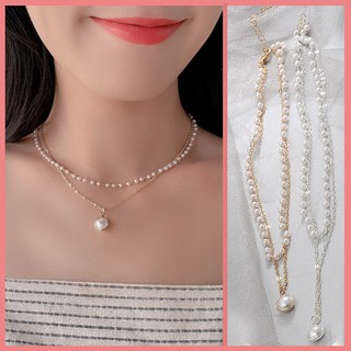 New simple Korean pearl necklace